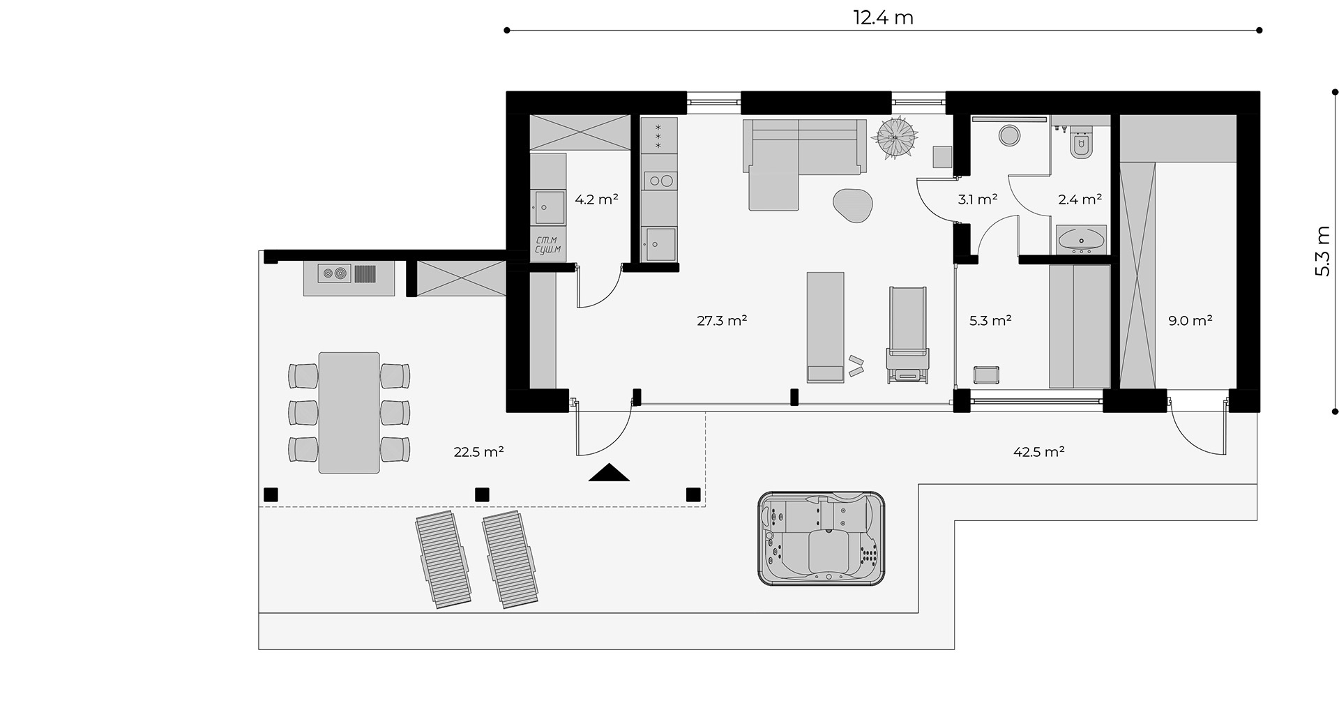 Plan Parter pentru CUSTOM 50