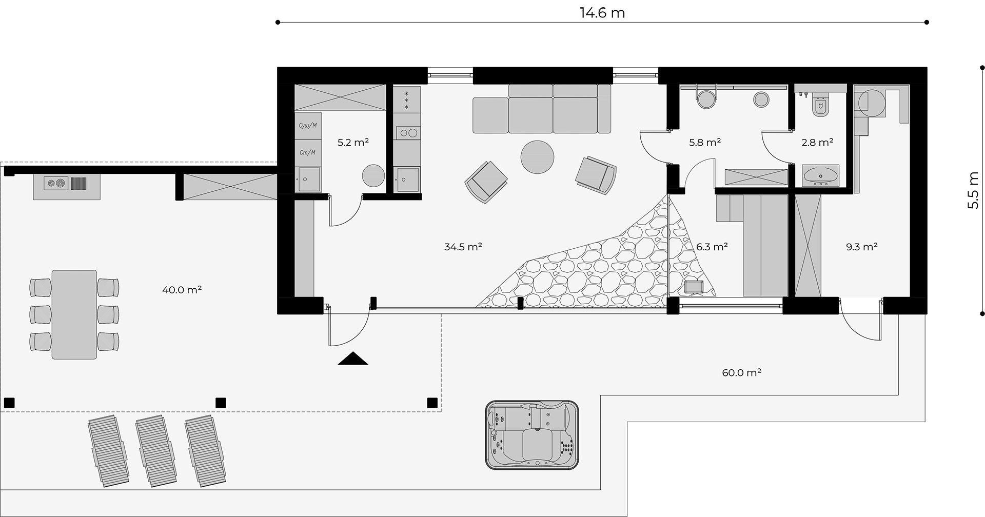 Plan Parter pentru CUSTOM 60