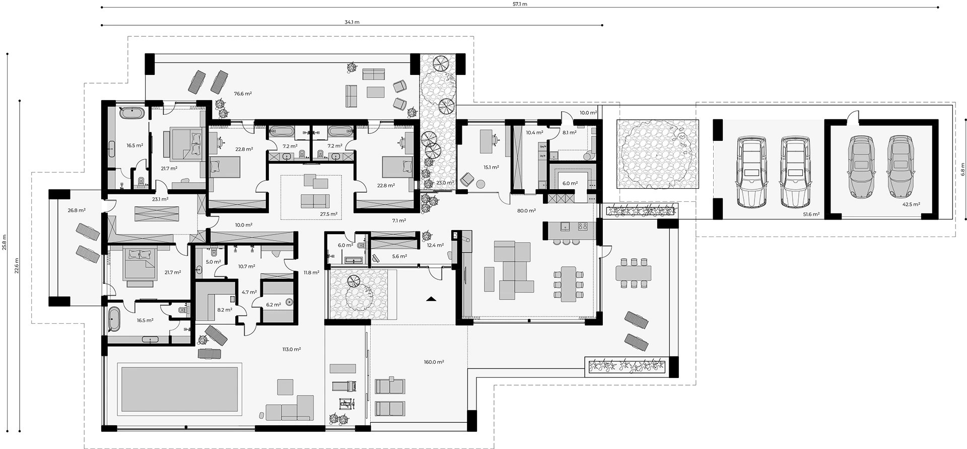 Akotti Soul — plan orientativ